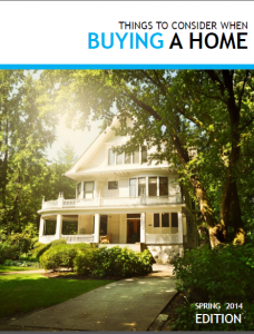 Cover of Things to Consider When Buying a Home