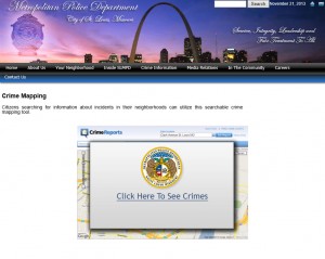 St Louis Metropolitan Crime Mapping Web Site